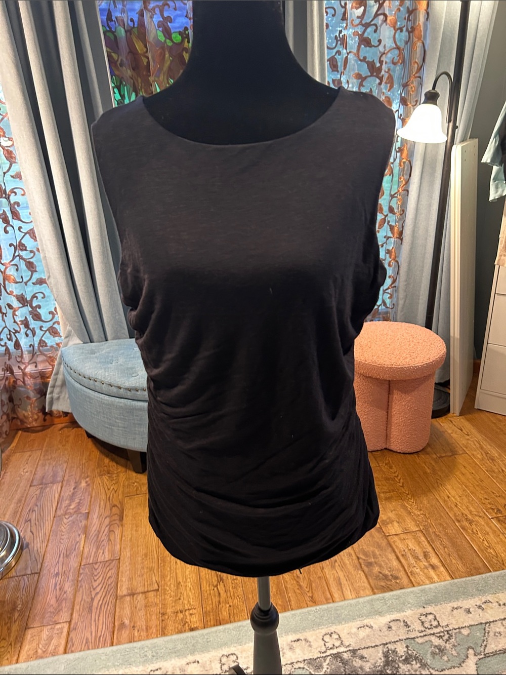 Coldwater Creek Black Sleeveless Tank Top